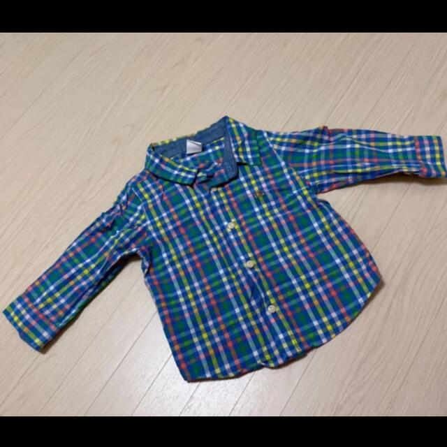 babyGAP(ベビーギャップ)のbabyGAP★ボタンダウン　オクスフォード　シャツ キッズ/ベビー/マタニティのキッズ服男の子用(90cm~)(ブラウス)の商品写真