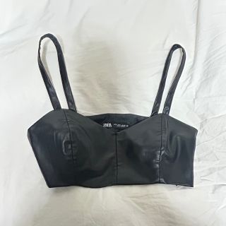 ザラ(ZARA)のZARA レザービスチェ(その他)