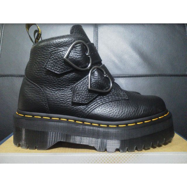 【専用】Dr.Martens DEVON HEART UK4 黒 厚底 ベルト 2