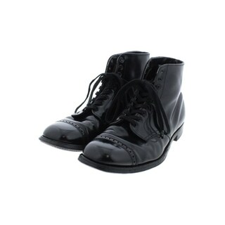 オールデン(Alden)のALDEN オールデン ブーツ 7(25cm位) 黒 【古着】【中古】(ブーツ)