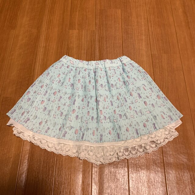 axes femme(アクシーズファム)のスカート　　１００cm キッズ/ベビー/マタニティのキッズ服女の子用(90cm~)(スカート)の商品写真