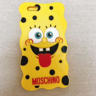 モスキーノ(MOSCHINO)のiPhone6plus シリコンケース スポンジボブ(iPhoneケース)