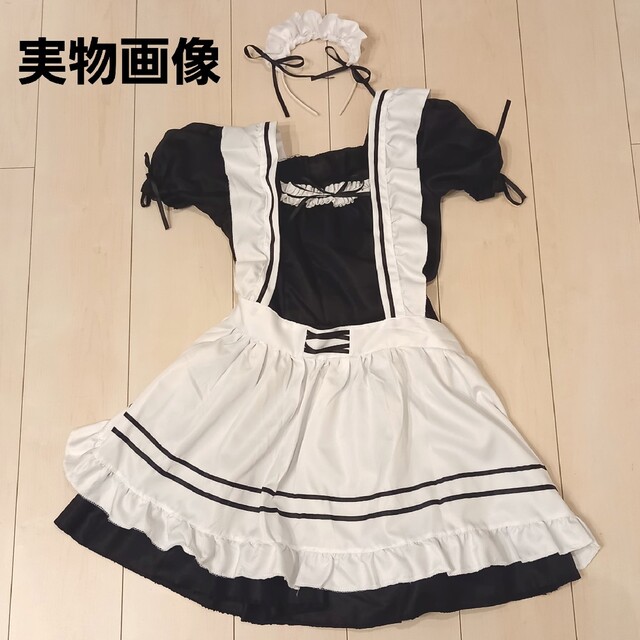 メイド服 3点セット コスプレ ロリータ ゴスロリ クリスマス 萌え