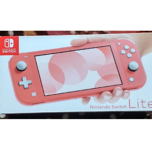 新品未使用品　スイッチライト　コーラルピンク