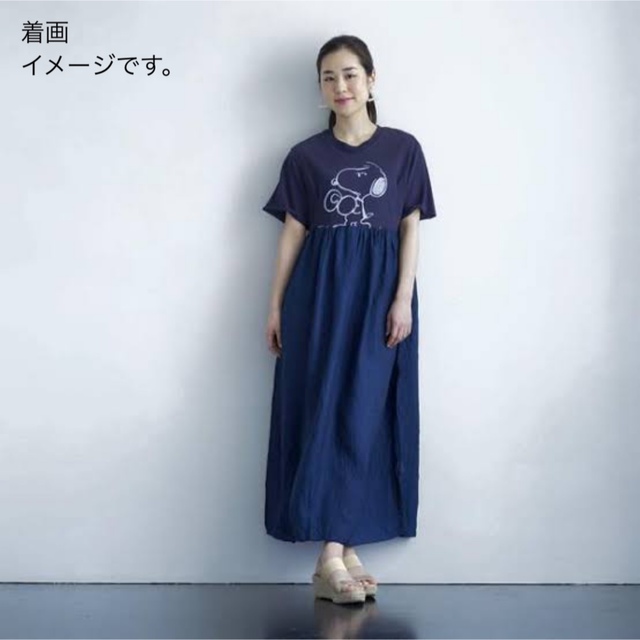 ☆potto ポト リメイクワンピース スウェット 切替 スヌーピーの ☆potto ポト リメイクワンピース スウェット 切替 スヌーピーの