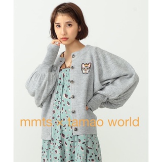 mmts × tamao world 猫 ねこ刺繍カーディガン 言い値セール-