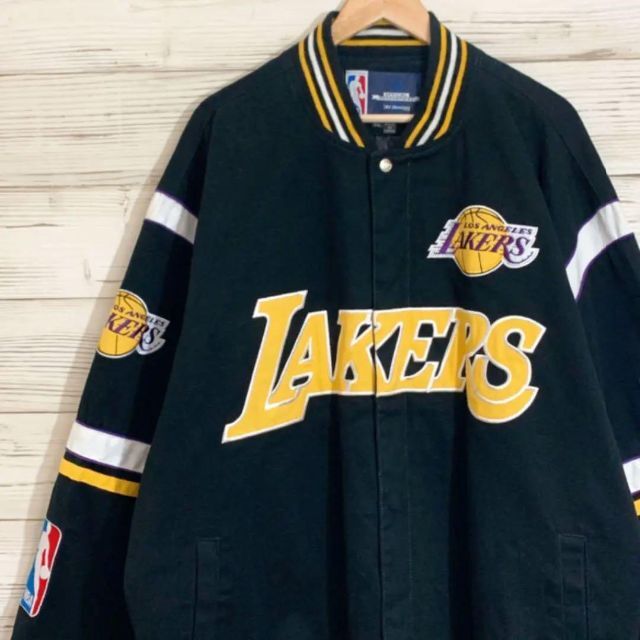 Lakers レイカーズ スタジャン 刺繍 jh design NBA 美品 | sweatreno.com