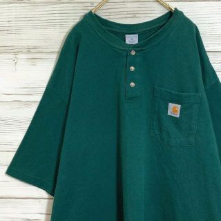 カーハート(carhartt)のCarhartt カーハート ポケットTシャツ 緑 グリーン XL(Tシャツ/カットソー(半袖/袖なし))