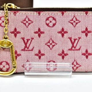 ルイヴィトン(LOUIS VUITTON)の 極美品 正規品 鑑定済 ルイ・ヴィトン モノグラム・ミニ ポシェット・クレ (キーホルダー)