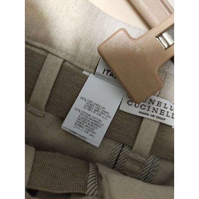 BRUNELLO CUCINELLI(ブルネロクチネリ)のBRUNELLO CUCINELLI☆ハイウエストパンツ☆クーポンsale！ レディースのパンツ(カジュアルパンツ)の商品写真