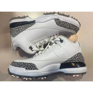 ナイキ(NIKE)のNIKE JORDAN 3 GOLF WHITE CEMENT US7.5 新品(シューズ)