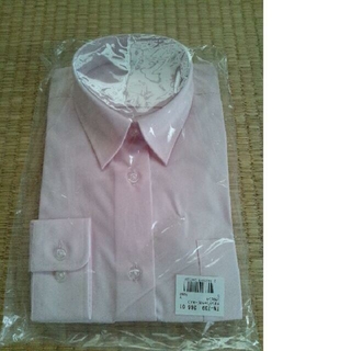みこと様専用 k14新品サイズ150位（表示Ｓ）★ワイシャツ 長袖★ピンク(ブラウス)