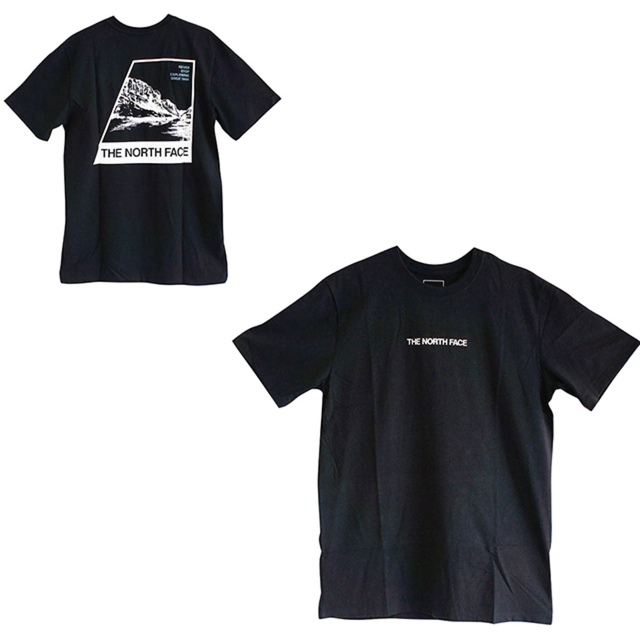 ザ・ノースフェイス LOGO PLAY プリントMサイズ Tシャツ BLACK