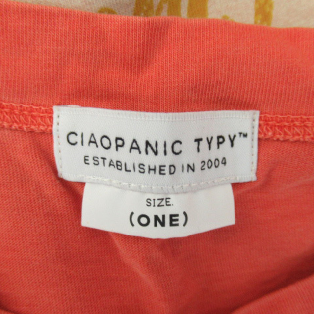 CIAOPANIC TYPY(チャオパニックティピー)のチャオパニック ティピー チュニック カットソー 半袖 ラウンドネック F レディースのトップス(その他)の商品写真
