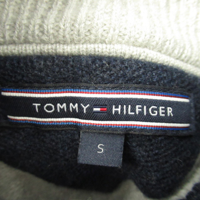 TOMMY HILFIGER(トミーヒルフィガー)のトミーヒルフィガー ニット セーター 長袖 ハイネック ハーフボタン ウール S メンズのトップス(ニット/セーター)の商品写真