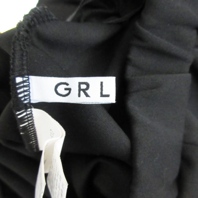 GRL(グレイル)のグレイル GRL フレアパンツ スラックスパンツ ロング丈 M ブラック 黒 レディースのパンツ(その他)の商品写真
