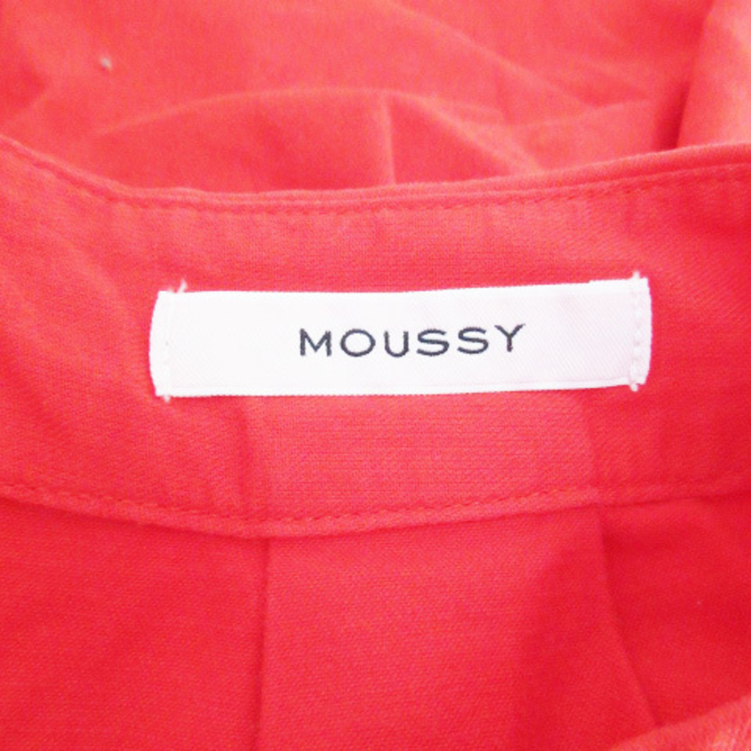 moussy(マウジー)のマウジー moussy フレアスカート ひざ丈 無地 1 オレンジ /FF34 レディースのスカート(ひざ丈スカート)の商品写真