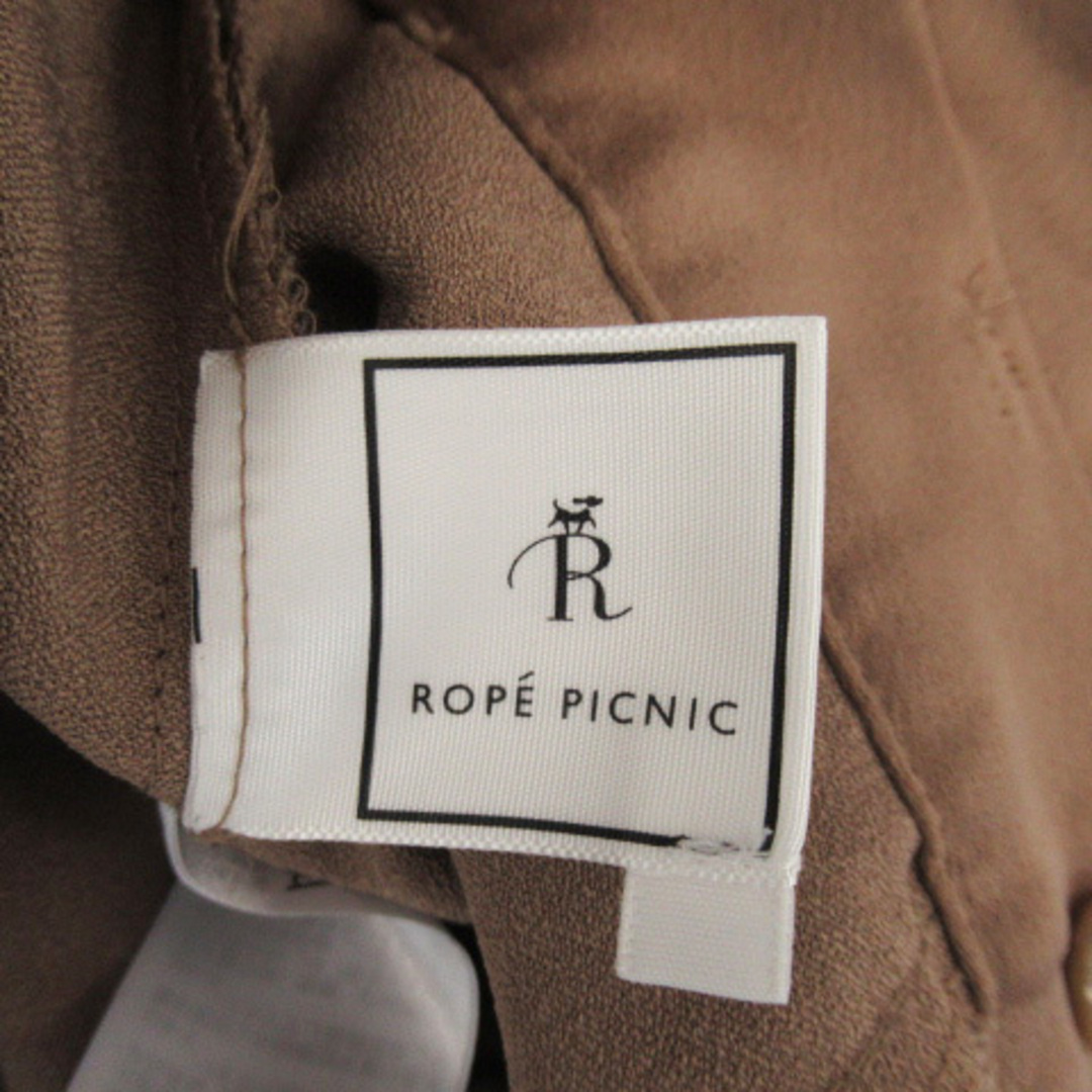 Rope' Picnic(ロペピクニック)のロペピクニック テーパードパンツ スラックス アンクル丈 無地 38 ブラウン レディースのパンツ(その他)の商品写真