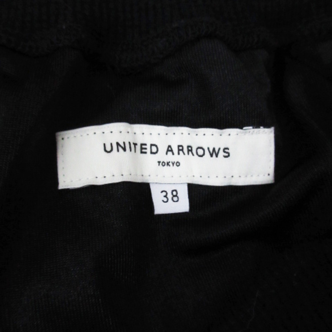 UNITED ARROWS(ユナイテッドアローズ)のユナイテッドアローズ ニットスカート タイト 38 黒 グレー /FF42 レディースのスカート(ひざ丈スカート)の商品写真