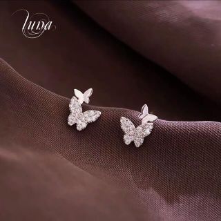 スタージュエリー(STAR JEWELRY)のpapillon pave pierce☆S925 post SIRVER(ピアス)