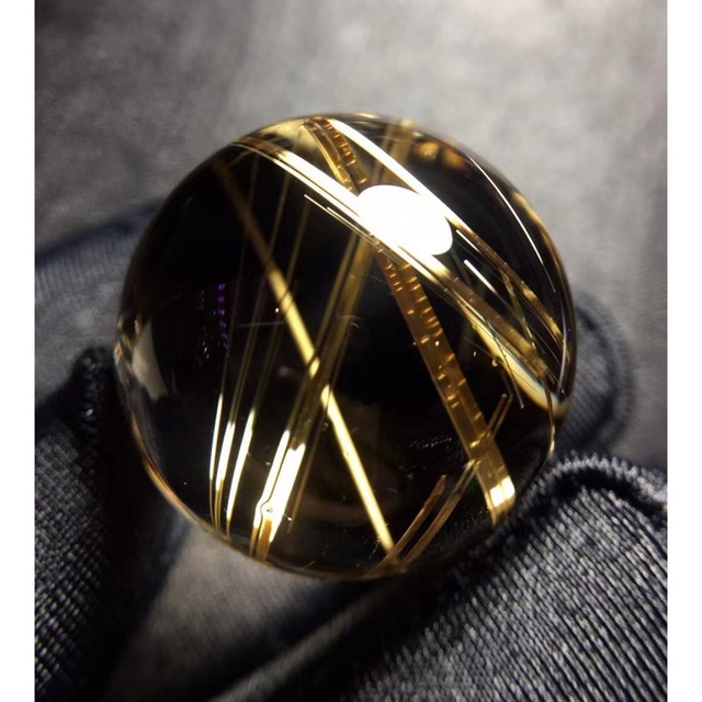 ⭐︎【天然】タイチンクオーツ 丸玉 24.7mm-