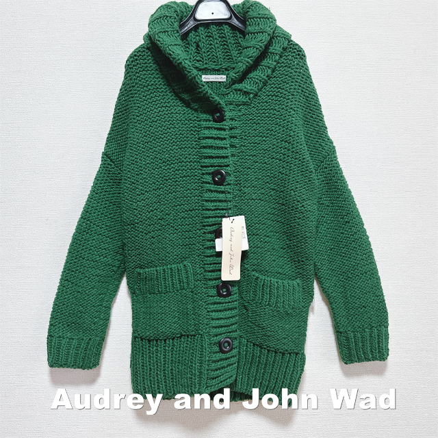 【Audrey and John Wad】ショール カーディガン タグ付未使用