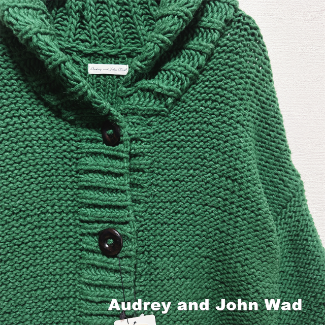 【Audrey and John Wad】ショール カーディガン タグ付未使用