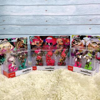 ニンテンドウ(任天堂)のamiiboスプラトゥーン　トリプルセット　シオカラーズ　テンタクルズ(ゲームキャラクター)