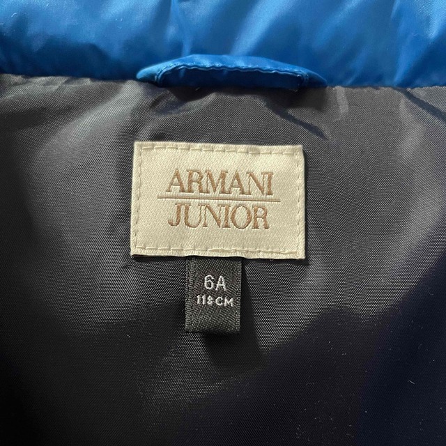 ARMANI JUNIOR(アルマーニ ジュニア)のARMANI JUNIOR ダウンベスト　 112cm キッズ/ベビー/マタニティのキッズ服男の子用(90cm~)(ジャケット/上着)の商品写真