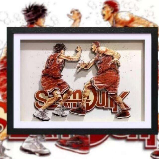 スラムダンク SLAM DUNK 立体 3D アート 桜木×流川 絵画6 - www
