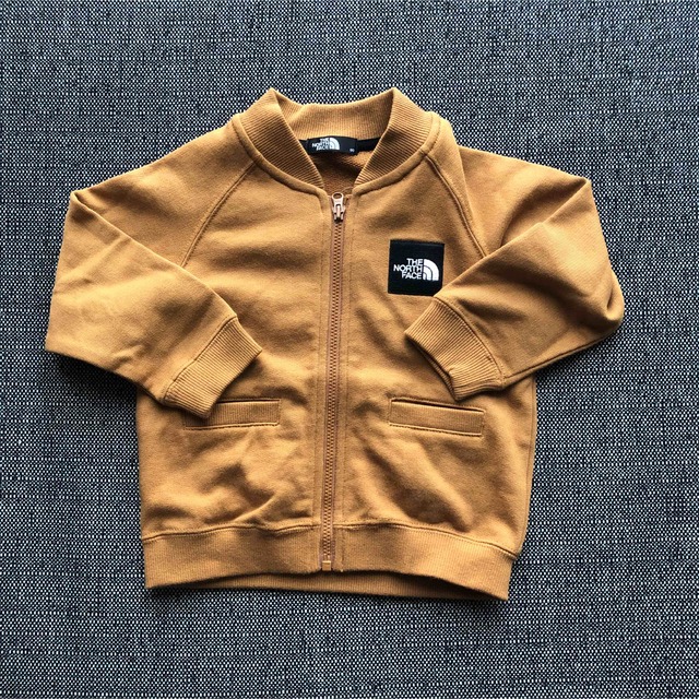 THE NORTH FACE(ザノースフェイス)のノースフェイス＊スウェットロゴジャケット 80 キッズ/ベビー/マタニティのベビー服(~85cm)(ジャケット/コート)の商品写真