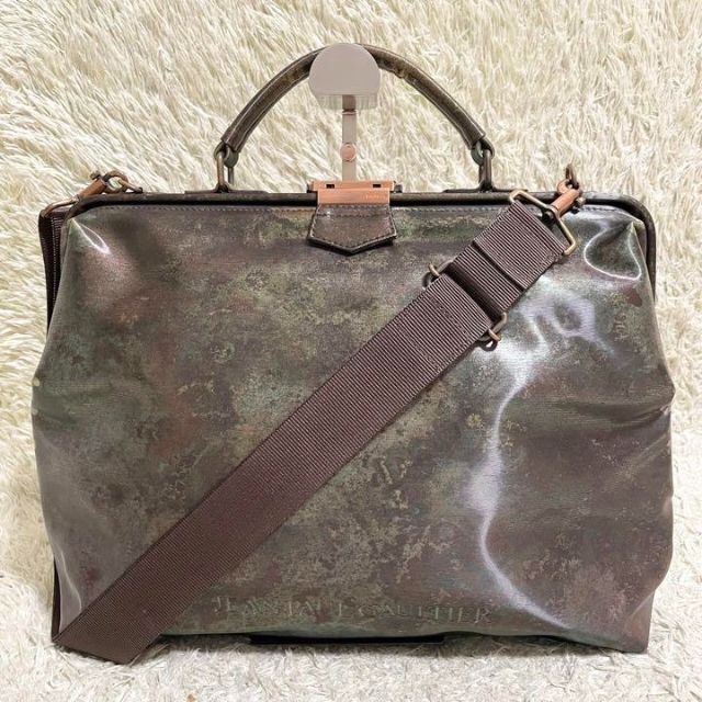 幻の逸品⭐️ジャンポールゴルチエ Vサイバー 2way ショルダーバッグ