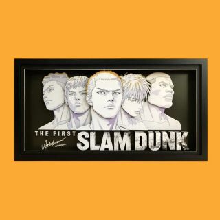 🏀スラムダンク　SLAM DUNK　立体　絵画43　ブラック・劇場版モデルB1(絵画/タペストリー)