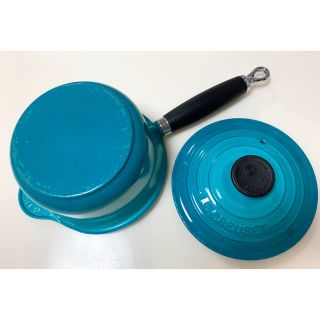 【人気】Le Creuset  片手鍋 ホーロー 16センチ アイボリー 希少色