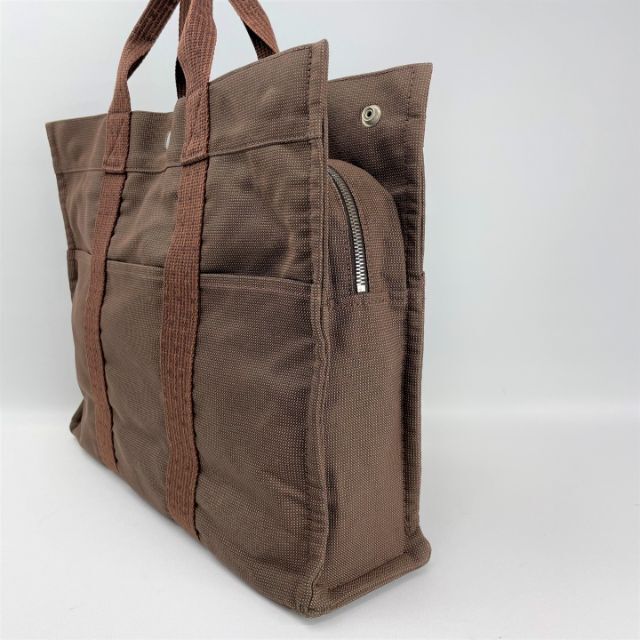 □HERMES エルメス□ エールライン トートMM キャンバス トートバッグ