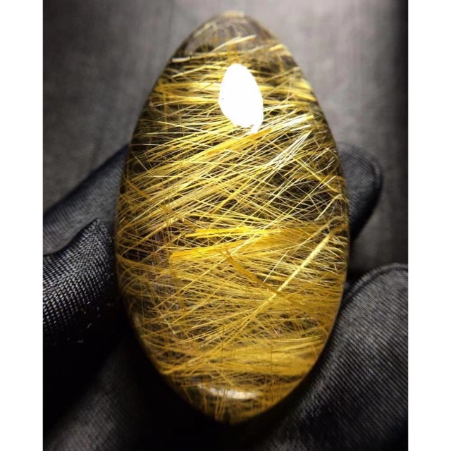 ⭐︎【天然】タイチンルチルクオーツ ペンダントトップ 32.9g-