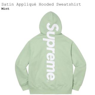 シュプリーム(Supreme)のSupreme Satin Applique Hooded Sweatshirt(パーカー)