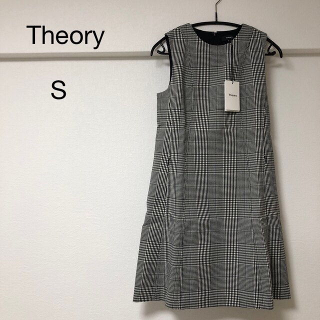 theory(セオリー)の【未使用】Theory セオリー グレンチェック ノースリーブ ワンピース レディースのワンピース(ひざ丈ワンピース)の商品写真