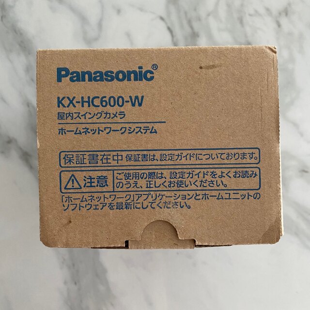 パナソニック 屋内スイングカメラ KX-HC600-W
