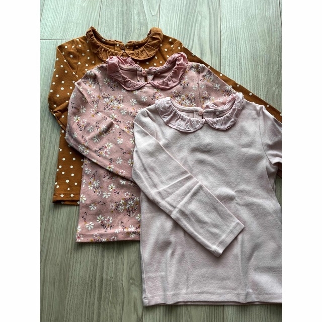 NEXT(ネクスト)のNEXT  ネクスト　長袖トップス　3枚セット 3-4yrs 104cm キッズ/ベビー/マタニティのキッズ服女の子用(90cm~)(Tシャツ/カットソー)の商品写真