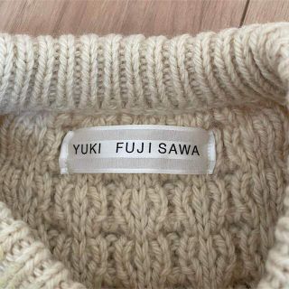keisuke kanda - yuki fujisawa 箔加工アランニットセーターの通販 by