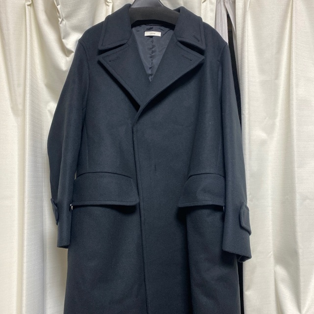 リドム　SUPER140S OFFICER COAT メンズのジャケット/アウター(チェスターコート)の商品写真