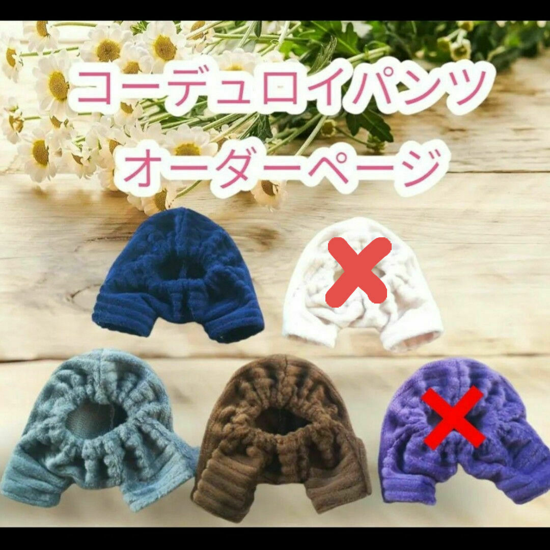 ちびぬい服 洋服 コーデュロイパンツ エンタメ/ホビーのタレントグッズ(アイドルグッズ)の商品写真