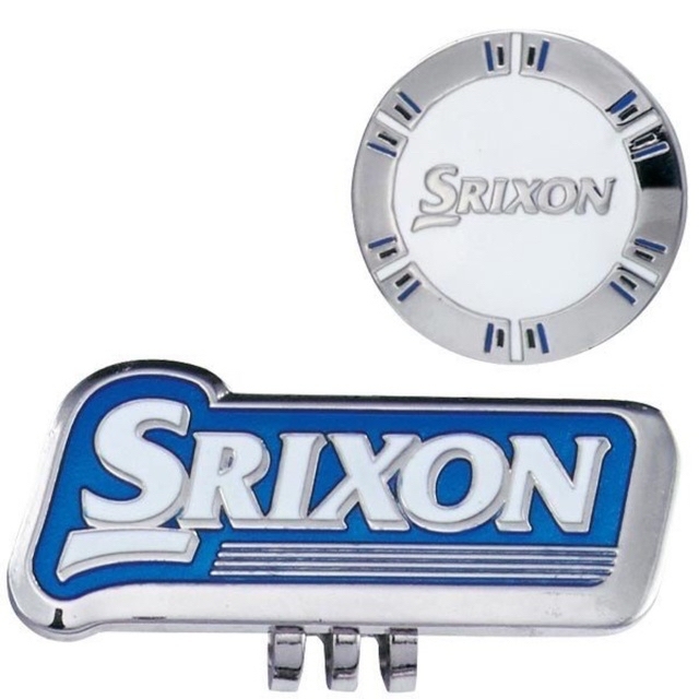 Srixon(スリクソン)のダンロップ スリクソン クリップ マーカー SRIXON  ブラック スポーツ/アウトドアのゴルフ(その他)の商品写真