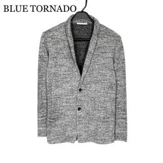 BLUE TORNADO ブルートルネード　ジャケット　コートカーディガン　L(ノーカラージャケット)