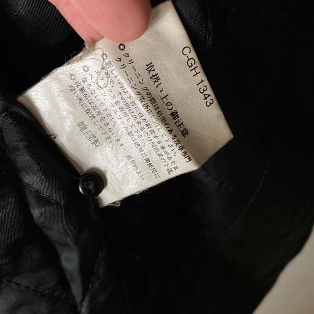 WEB限定 クリーニング済 コート 肩パッドあり made in Korea
