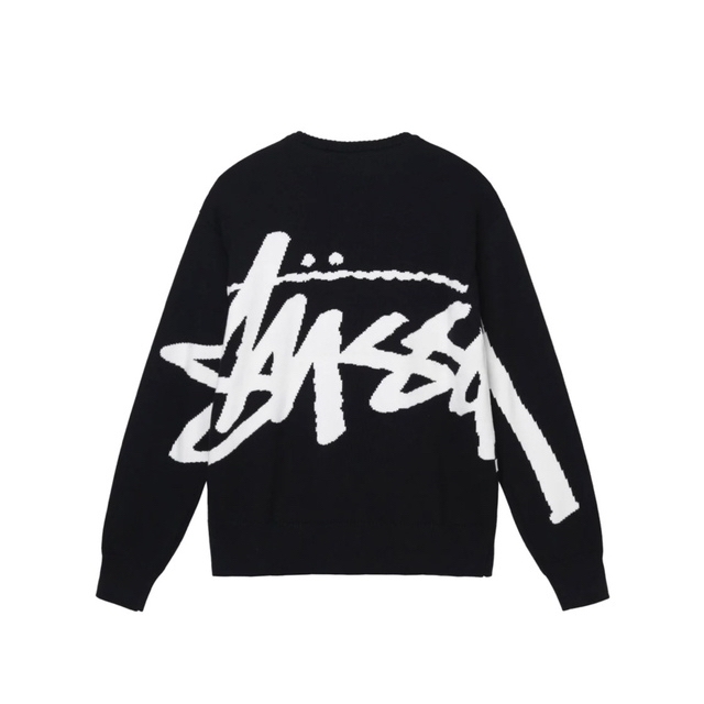 STUSSY(ステューシー)のSTUSSY  STOCK SWEATER  XLサイズ メンズのトップス(ニット/セーター)の商品写真