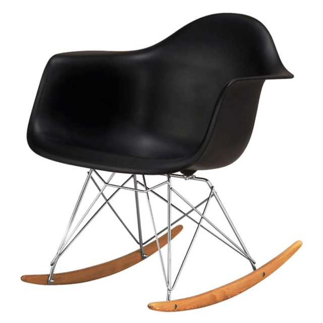 EAMES(イームズ)のイームズチェア RAR シェルアーム ロッキングデザイナーズ リプロダクト インテリア/住まい/日用品の椅子/チェア(ロッキングチェア)の商品写真