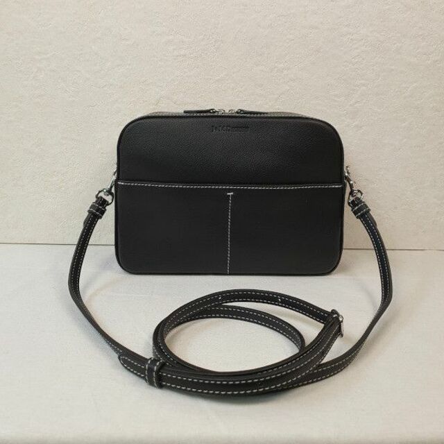 半額以下【新品】Ju0026M DAVIDSONぺブル ショルダーバッグBLACK 超