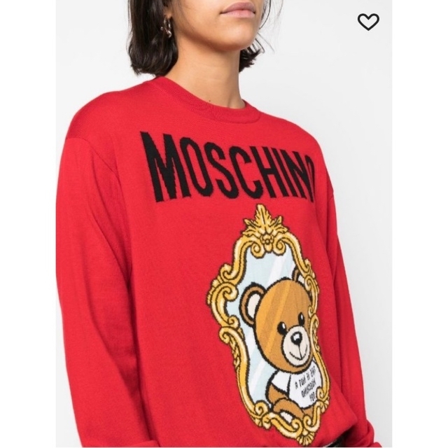 値下げ☆ MOSCHINO 22aw テディベア ニット プルオーバー 6